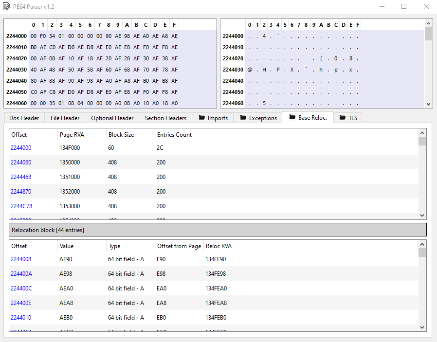PE Parser